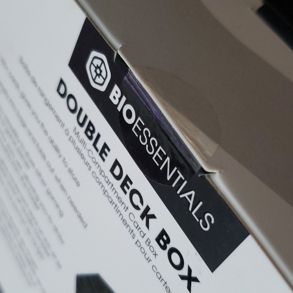 💥 BioEssentials Double Deck Box - Holds 160+ Cards - New in Box - Picture 4 of 4